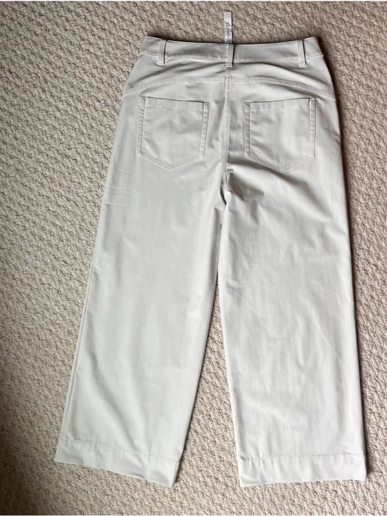Lululemon Cream Wide -Leg Pants- sz 30 - Picture 3 of 5